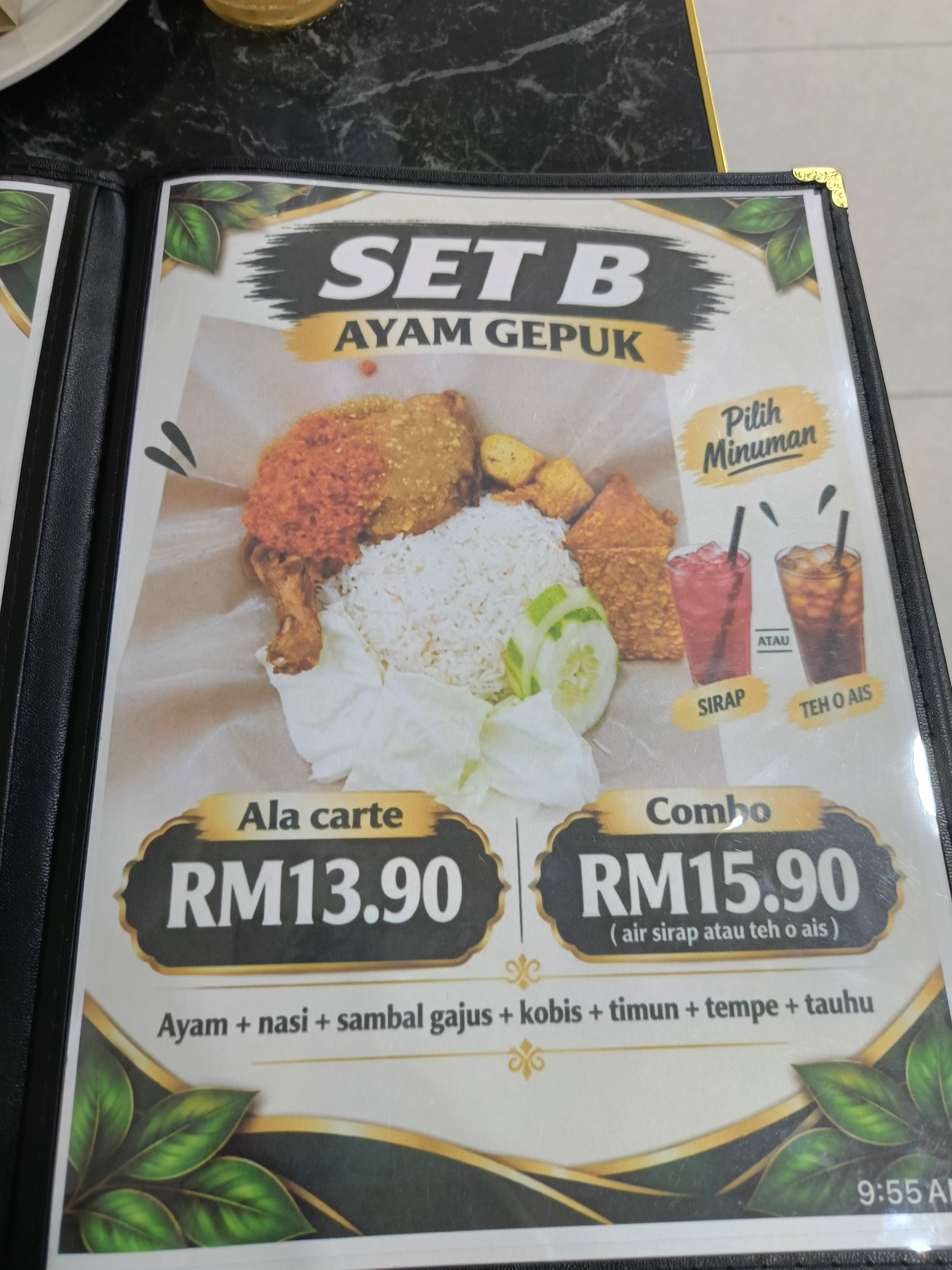 Menu Ayam Gepuk Kiara Bay 2
