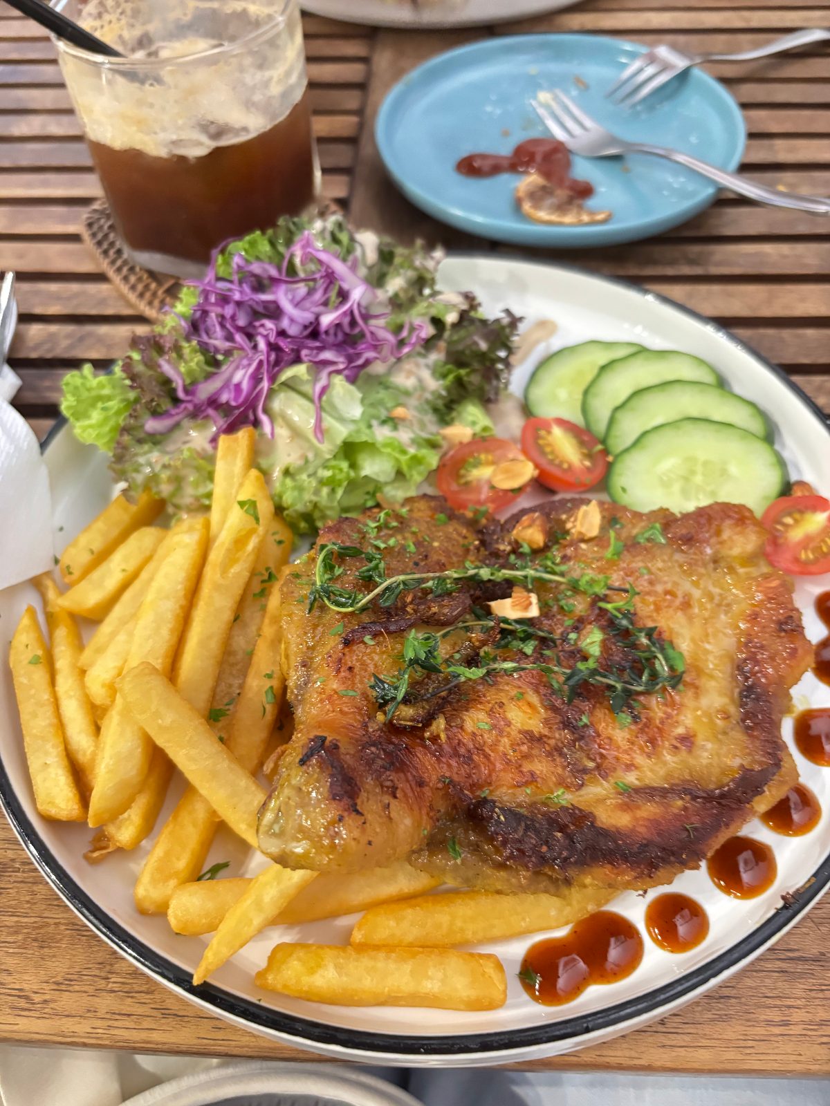 Lemongrass Satay Chicken Chop